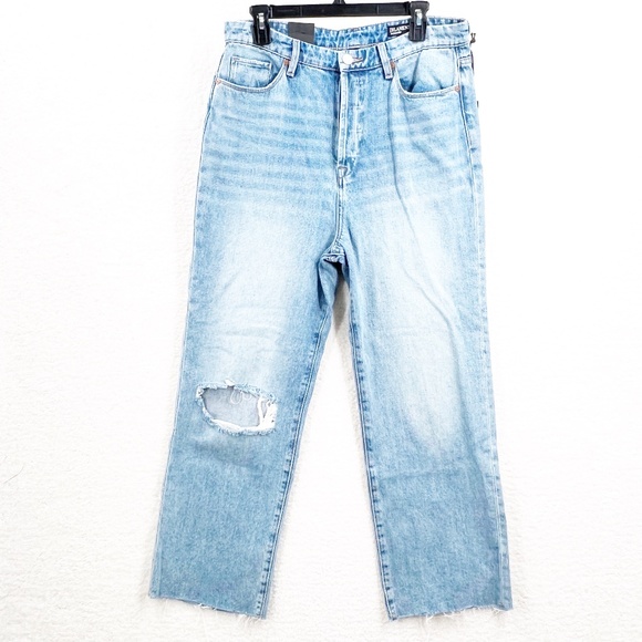 BLANKNYC Baxter Hi Rise Straight Leg Jeans Medium wash Size 30 NWT - Picture 1 of 12